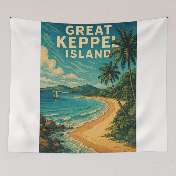 Item preview,  Tropical Coastline of Great Keppel Island, Queensland designed and sold by Places On Earth.