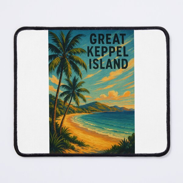 Item preview, Sunset Beachscape on Great Keppel Island, Australia designed and sold by Places On Earth.