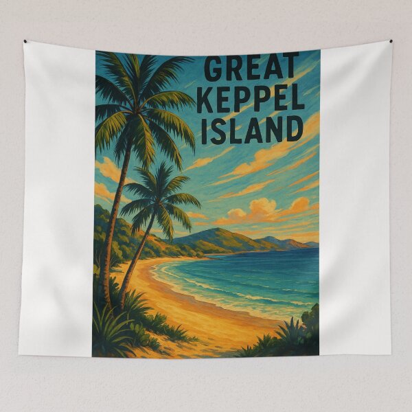 Item preview,  Sunset Beachscape on Great Keppel Island, Australia designed and sold by Places On Earth.