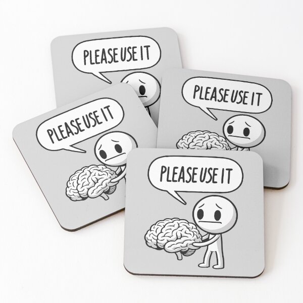 Item preview, Please Use It Brain Funny designed and sold by BrownHorse90s.