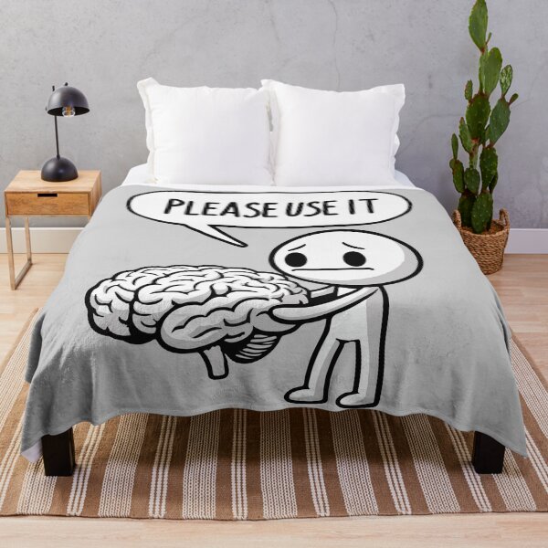 Item preview, Please Use It Brain Funny designed and sold by BrownHorse90s.