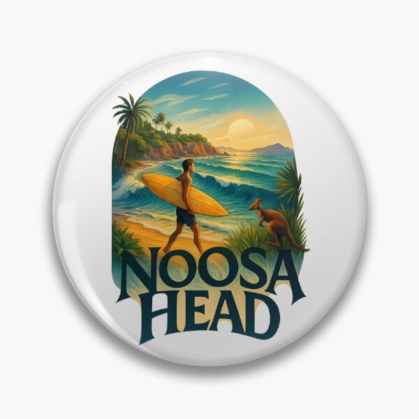 Item preview,  Sunset Surf at Noosa Head, Queensland designed and sold by Places On Earth.