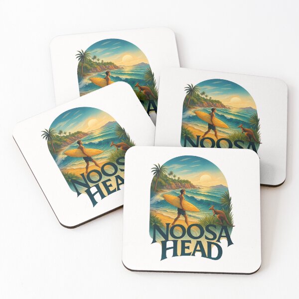 Item preview,  Sunset Surf at Noosa Head, Queensland designed and sold by Places On Earth.