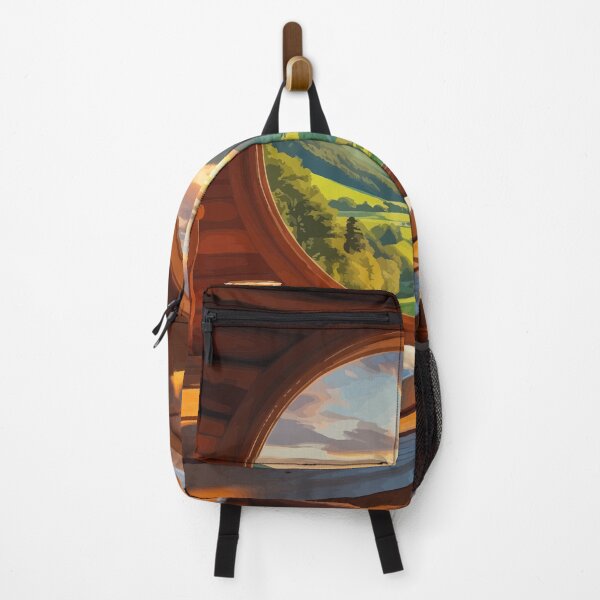Item preview, Sunset Reading Corner with Valley Landscape designed and sold by mokiregtrea.