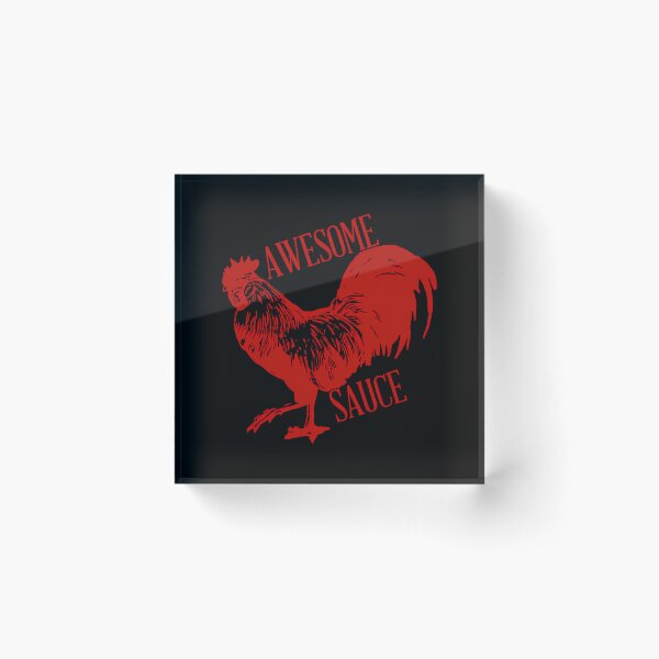 Item preview, Awesome Sauce Rooster Chicken Worn  designed and sold by vasicsalynf.