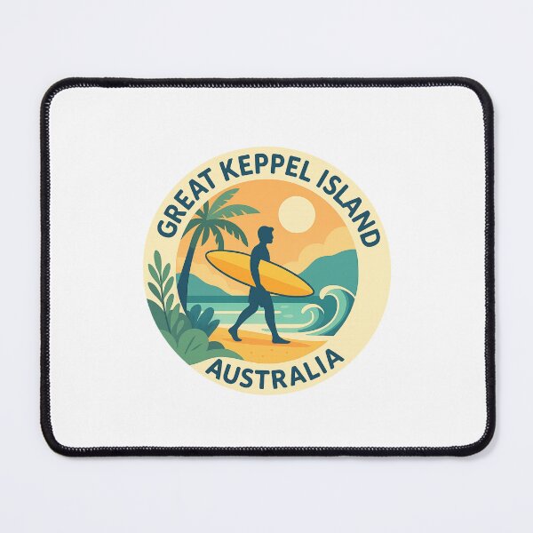 Item preview,  Surf Scene on Great Keppel Island, Queensland designed and sold by Places On Earth.