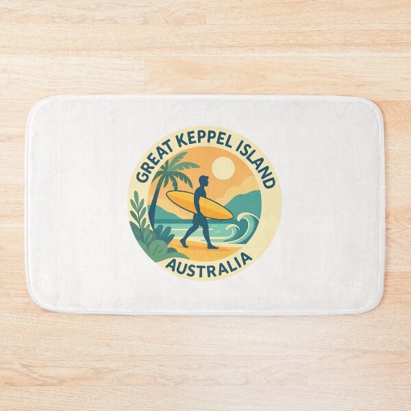 Item preview,  Surf Scene on Great Keppel Island, Queensland designed and sold by Places On Earth.