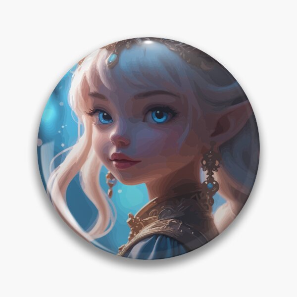 Item preview, Mystical Elf Princess in a Fantasy Realm designed and sold by mokiregtrea.