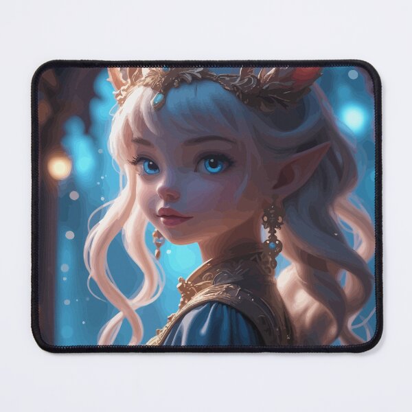 Item preview, Mystical Elf Princess in a Fantasy Realm designed and sold by mokiregtrea.