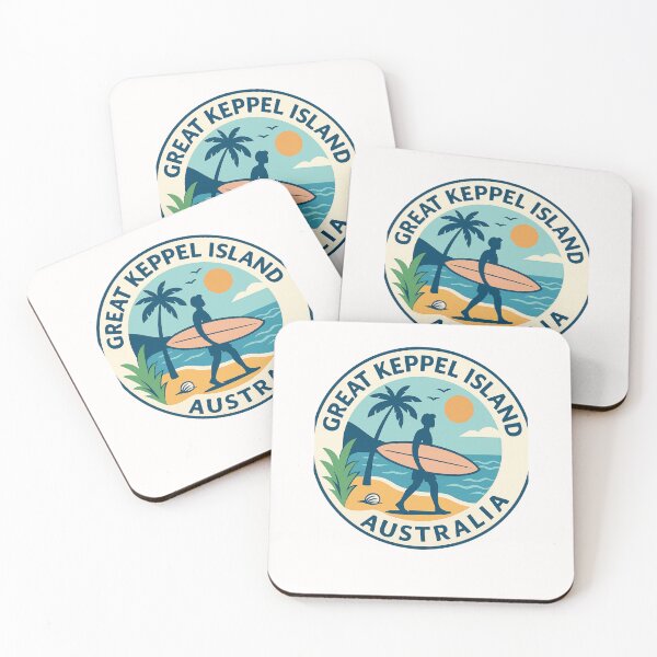 Item preview,  Great Keppel Island Surf Vibes, Queensland designed and sold by Places On Earth.