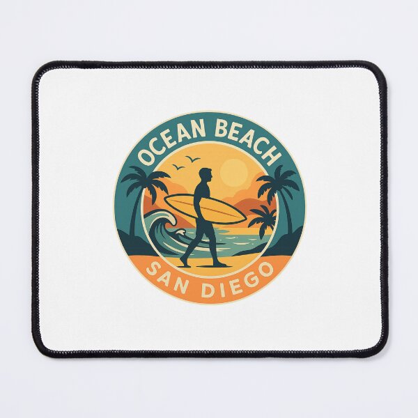Item preview, Ocean Beach Sunset Surf Scene, San Diego designed and sold by Places On Earth.