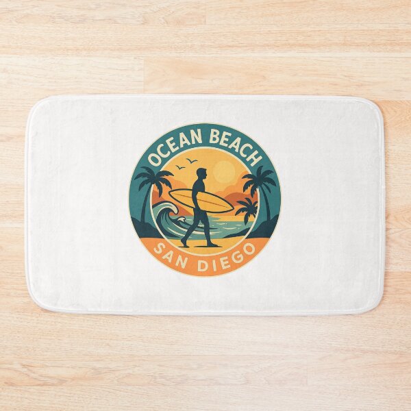 Item preview,  Ocean Beach Sunset Surf Scene, San Diego designed and sold by Places On Earth.