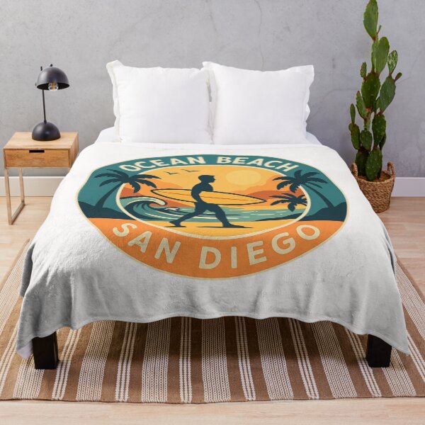 Item preview, Ocean Beach Sunset Surf Scene, San Diego designed and sold by Places On Earth.