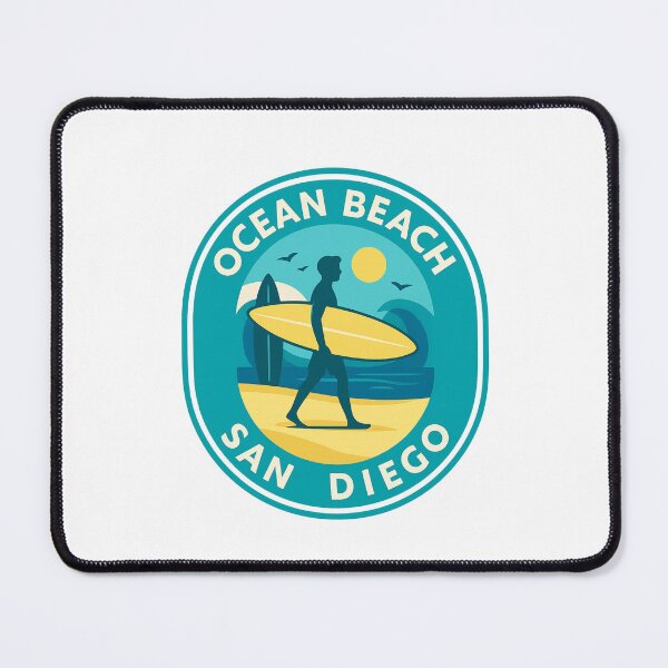 Item preview, Ocean Beach Surfer Walk, San Diego California designed and sold by Places On Earth.