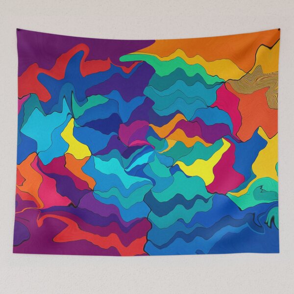 Item preview, Free-form color swirls designed and sold by Sigtrix.