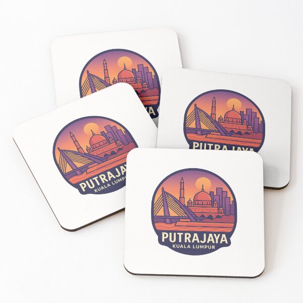 Item preview,  Night Skyline of Putrajaya and Kuala Lumpur Icons designed and sold by Places On Earth.