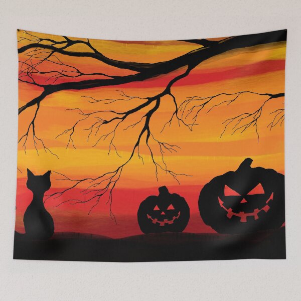 Item preview, spooky halloween sunset designed and sold by madlittlepixie.