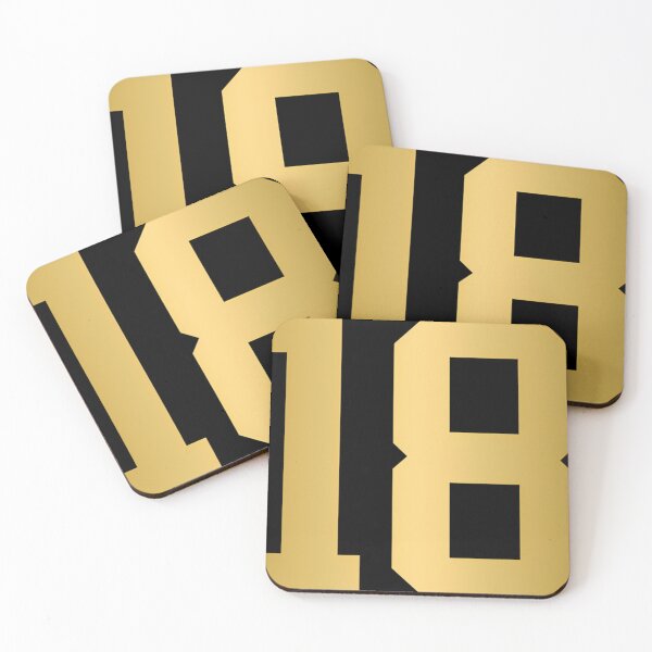 Item preview,  Golden Number 18 - Sports Numbers designed and sold by FashionistaMan.