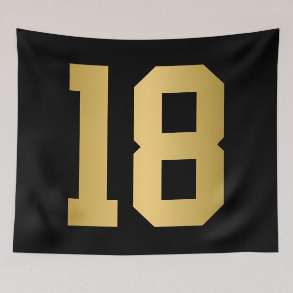 Item preview,  Golden Number 18 - Sports Numbers designed and sold by FashionistaMan.