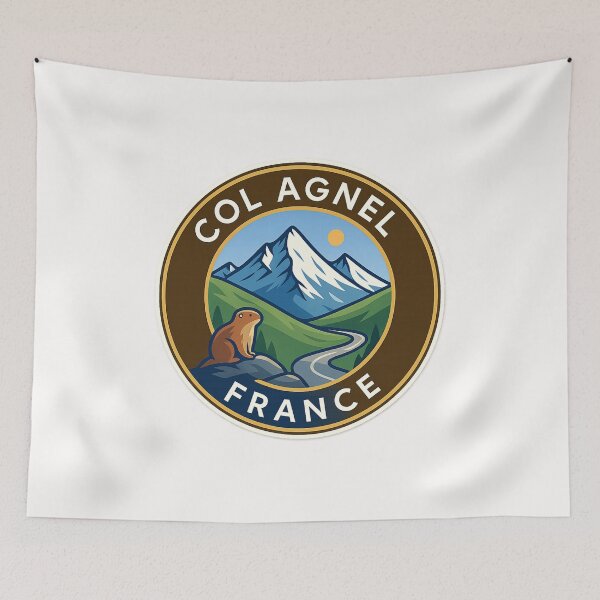 Item preview,  Col Agnel Alpine Pass with Marmot, French Alps designed and sold by Places On Earth.