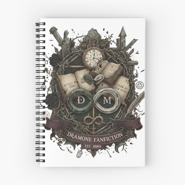 Item preview, Dramione Fanfiction Crest with Snake and Infinity Symbol designed and sold by Nomuradi.