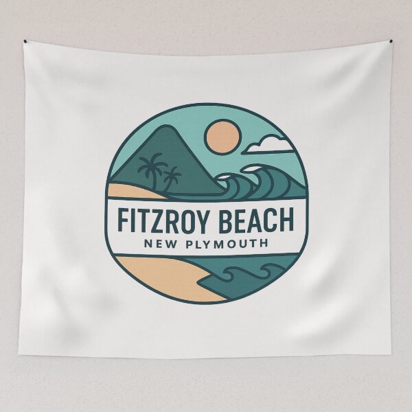 Item preview,  Fitzroy Beach Coastal View, New Plymouth New Zealand designed and sold by Places On Earth.