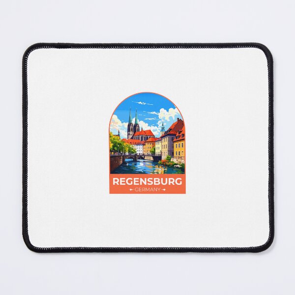 Item preview, Regensburg Germany Travel Sticker designed and sold by TulipaGraphics.