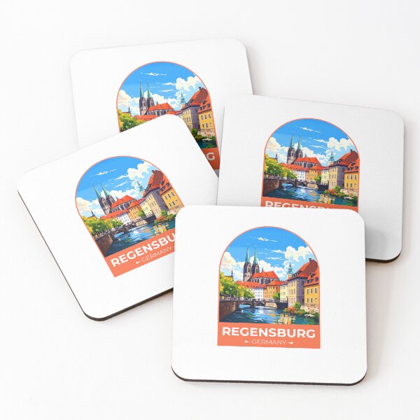 Item preview, Regensburg Germany Travel Sticker designed and sold by TulipaGraphics.