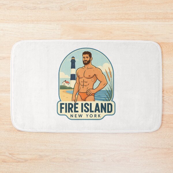 Item preview,  Fire Island Lighthouse with Beachgoer, New York Coast designed and sold by Places On Earth.