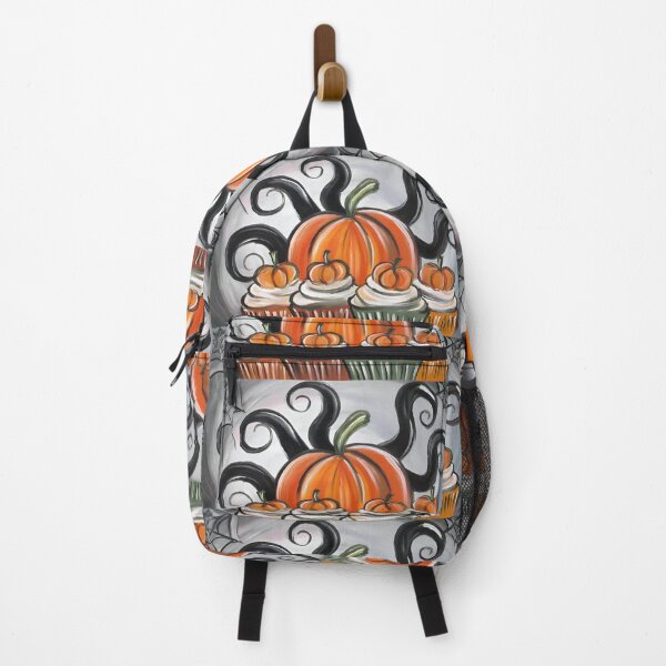 Item preview, Halloween Pumpkin Cupcake Spectacle- Whimsical and Spooky Fun designed and sold by OlfactoART Studio.
