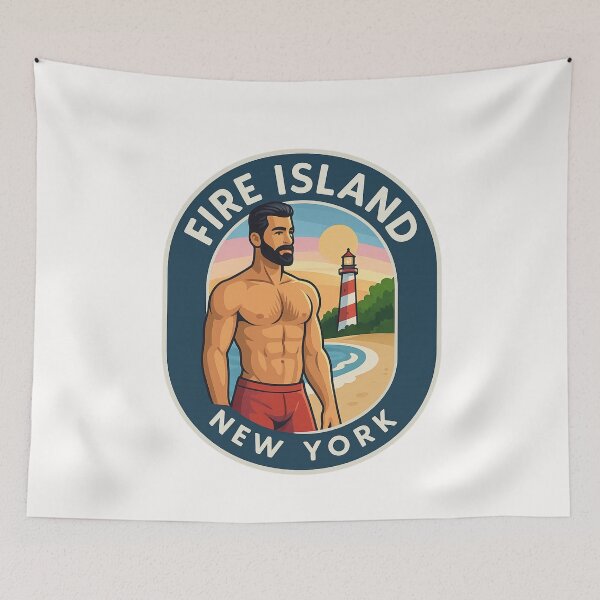 Item preview,  Fire Island Pines Sunset with Lighthouse, New York designed and sold by Places On Earth.