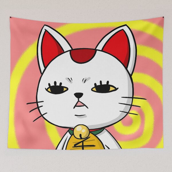 Item preview, Turbo Granny Dandadan Anime Hypnotic Cat Spirit designed and sold by HumbertoValveno.