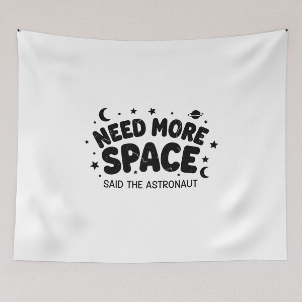 Item preview, Need More Space: The Astronaut's Daily Dilemma Adulting Is A Myth T-Shirt | I'm Just Winging It designed and sold by Happyfreedom.
