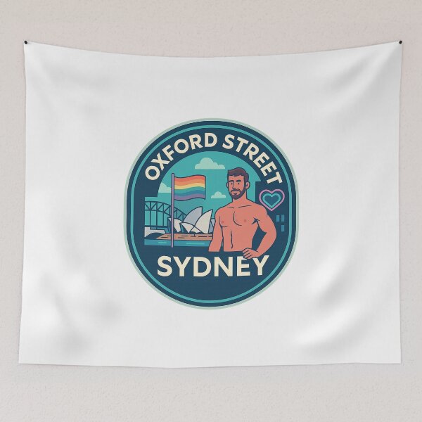 Item preview,  Oxford Street and Sydney Harbour Icons, Gay District designed and sold by Aryabek.