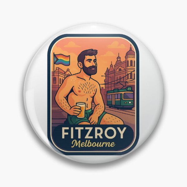 Item preview,  Fitzroy Street and Tram with LGBTQ+ Vibes, Melbourne designed and sold by Aryabek.