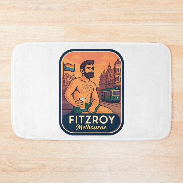 Item preview,  Fitzroy Street and Tram with LGBTQ+ Vibes, Melbourne designed and sold by Aryabek.