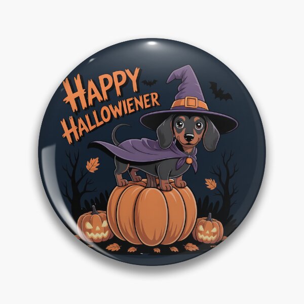 Item preview, Cute Happy Hallowiener Weenie designed and sold by ZynchLord.