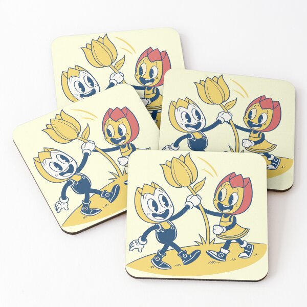 Item preview, Vintage Cartoon Tulips designed and sold by Banana Split Collective.