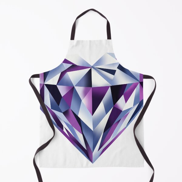Item preview, Shining Geometric Diamond Heart – Modern Abstract Love Art designed and sold by InFrameVision.