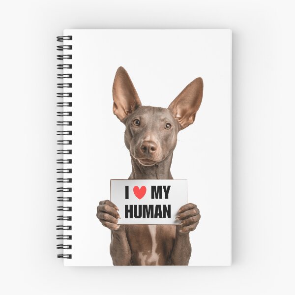 Item preview, Cute Xoloitzcuintli dog with Signboard I love my Human  designed and sold by LazyOwlStore.