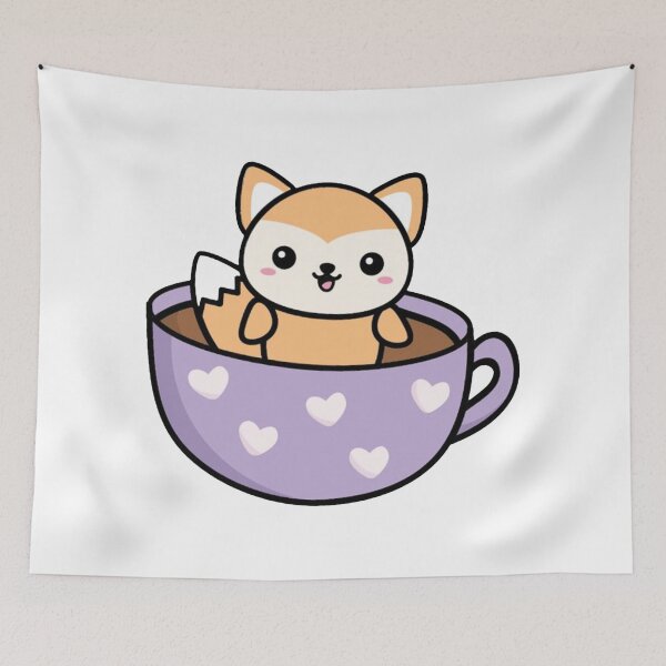Item preview, Kawaii animal , tails in cup  designed and sold by BestDesignsYoungh.