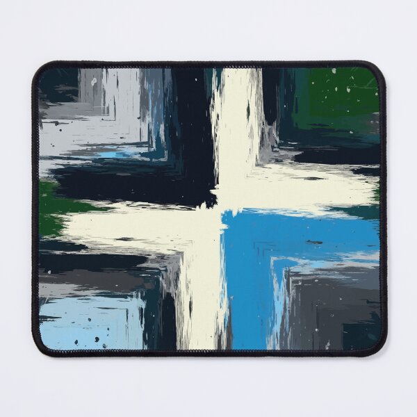 Item preview, Abstract Painted Cross – Modern Christian Art designed and sold by ShopNeat.