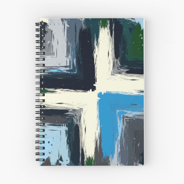 Item preview, Abstract Painted Cross – Modern Christian Art designed and sold by ShopNeat.