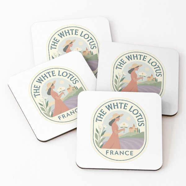 Item preview,  The White Lotus France with Lavender Fields and Countryside designed and sold by Aryabek.