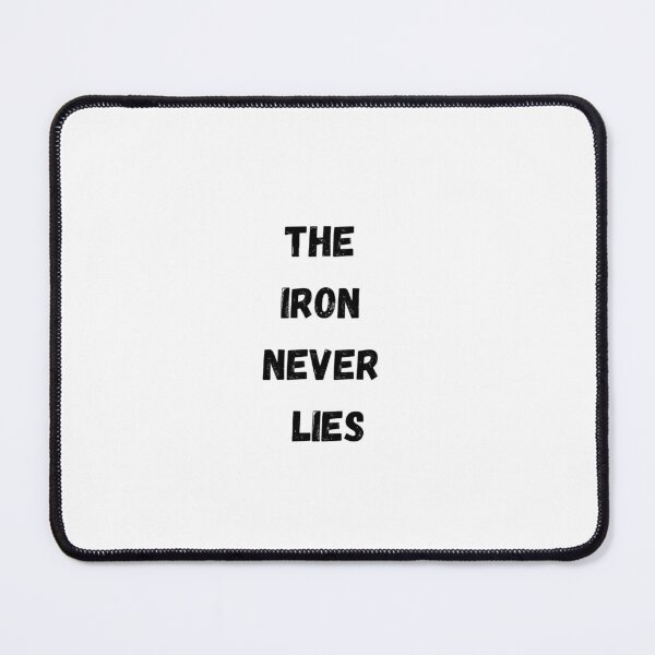 Item preview, The iron never lies. designed and sold by GymEssentials12.