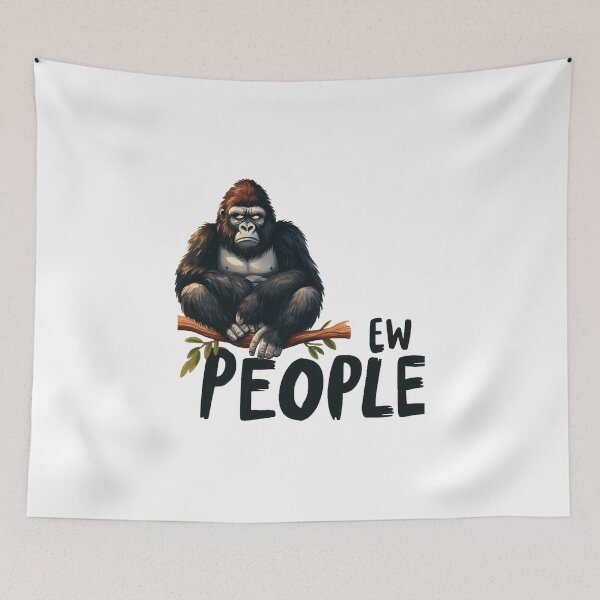 Item preview, Ew People Gorilla designed and sold by clintang.