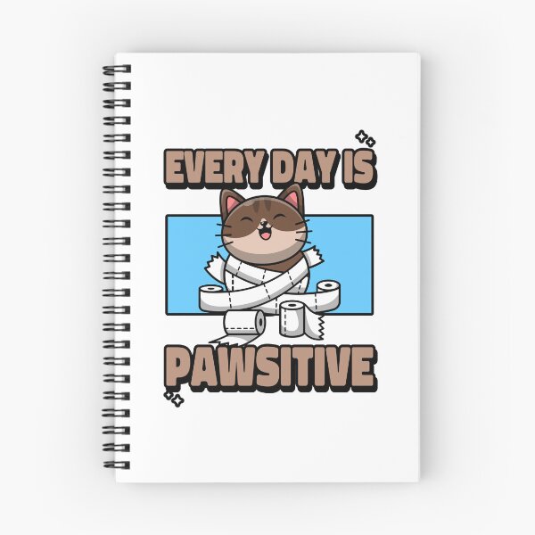 Item preview, Every Day Is Pawsitive Cat T-Shirt designed and sold by FreshFitsForYou.