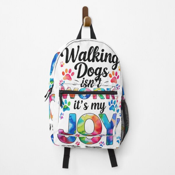 Item preview, Walking Dogs Isn’t Work, It’s My Joy – Dog Walker Identity Quote designed and sold by SnarkyTextStudiO.