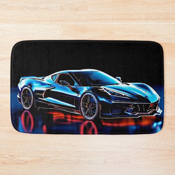 Item preview, C8 in the dark designed and sold by Peter Kraaibeek | Generative Designs and Car Art.