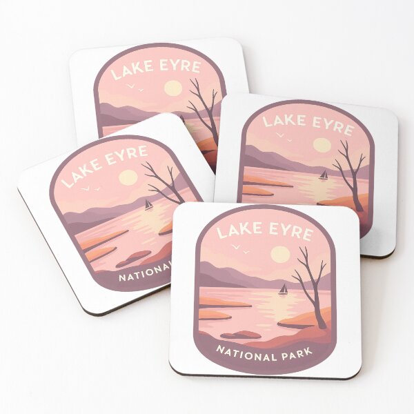 Item preview,  Lake Eyre Sunset Reflections and Arid Landscape, Australia designed and sold by Aryabek.